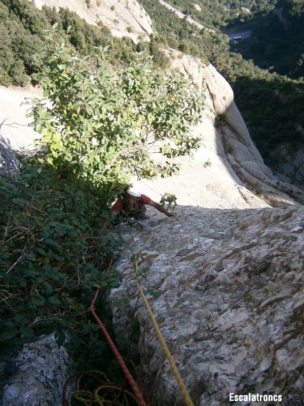 Darrers metres del primer llarg